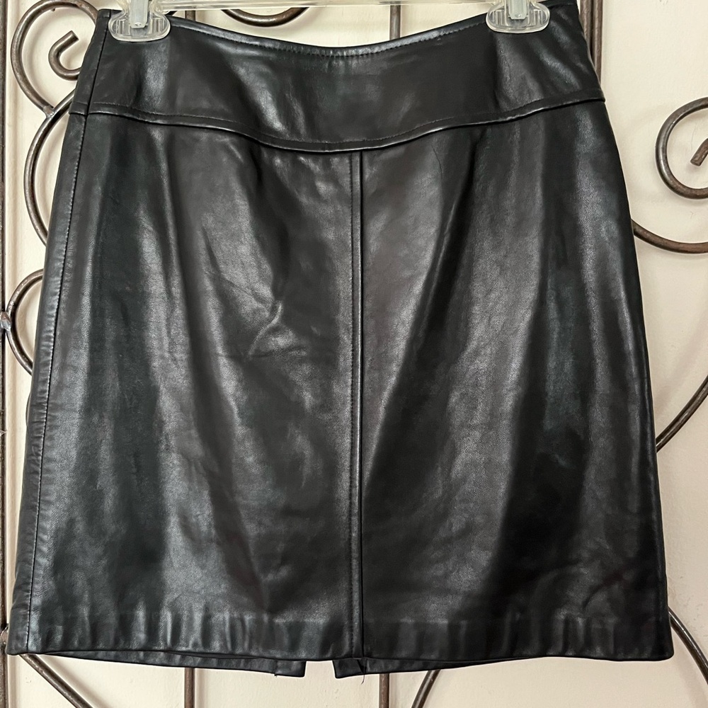 Ann Taylor 100% Premium Leather Skirt